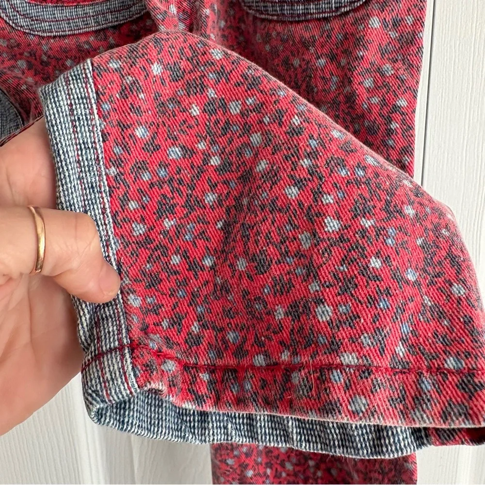 Y2K Vintage Liberty Floral Denim Jean Overalls